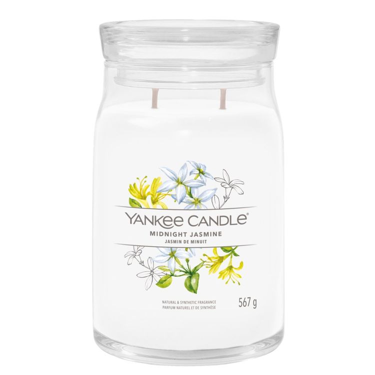 Tootefoto - Yankee Candle Midnight Jasmine vahak nal Silinder Jasmiin, Neroli Valge 1 tk