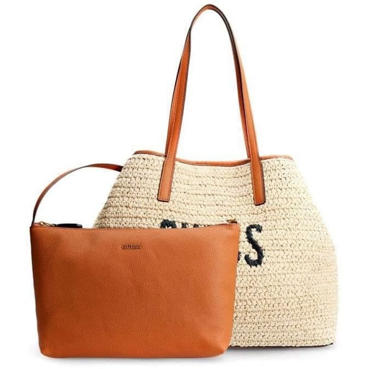 Tootefoto - Arvake, vikky, tekstiilne k ekott, suur tote, looduslik / konjak, 205222, 50 x 34 x 3 cm naistele