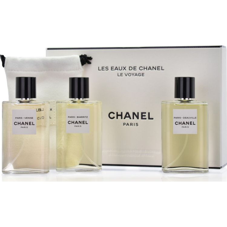 Tootefoto - Nina Ricci Les Eaux De Chaneli komplekt Chanel: Paris Deauville, tualettvesi, naistele, 30 ml + Paris Veneise, tualettvesi, naistele, 30 ml + Paris Biarritz, tualettvesi, nai