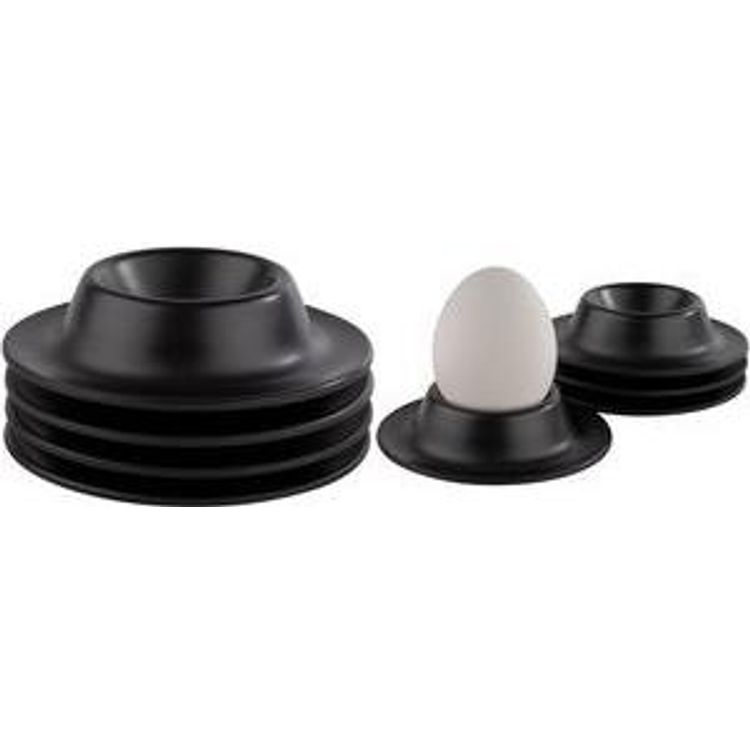 Tootefoto - APS Eierbecher, aus Melamin, schwarz, 4er Set Durchmesser: 85 mm, H he: 20 mm, sp lmaschinengeeignet - 1 St ck (83849)