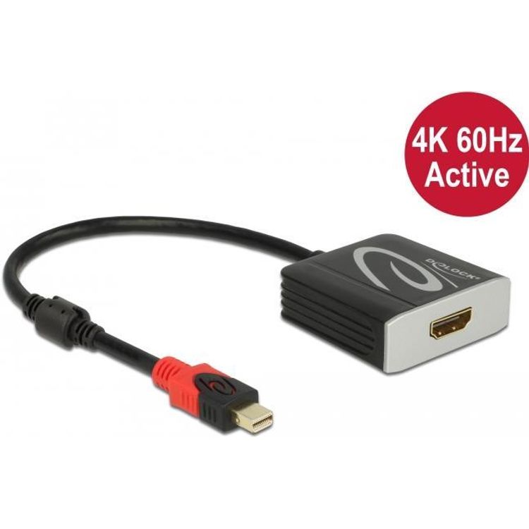 Tootefoto - DeLOCK 65302 DisplayPort-kaabel 0,2 m Mini DisplayPort HDMI Hall