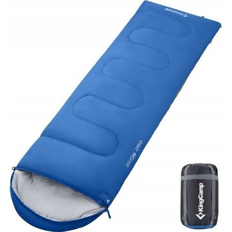 Tootefoto - King Camp Tourist Magamiskott KING CAMP Oasis 250 Blue Left