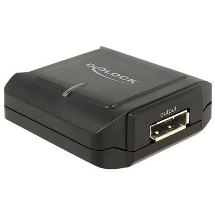 Tootefoto - DeLOCK 11464 kaabli soomuutja Displayport 20 pin, DC 5V Displayport 20 pin Must