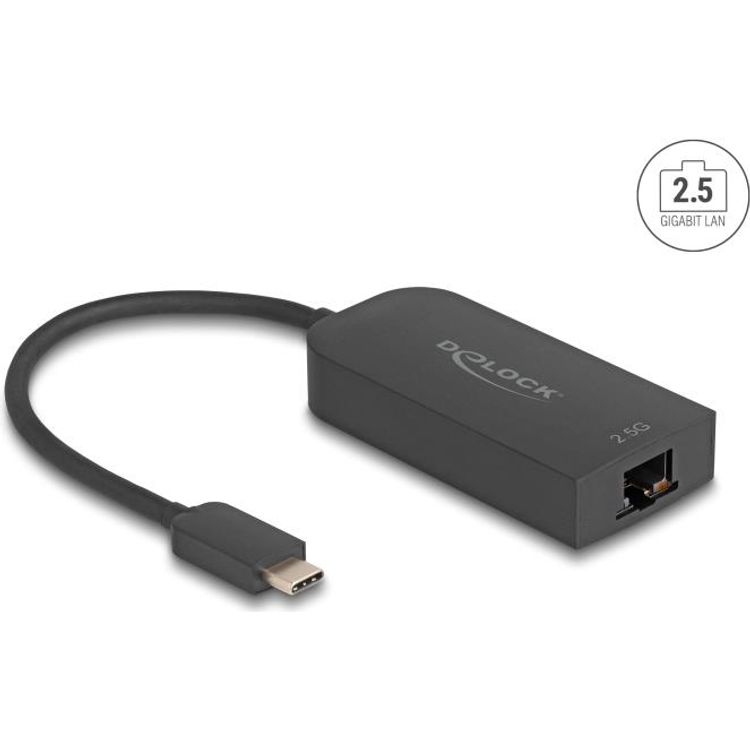 Tootefoto - Delock USB Type-C Adapter zu 2,5 Gigabit LAN (66046)