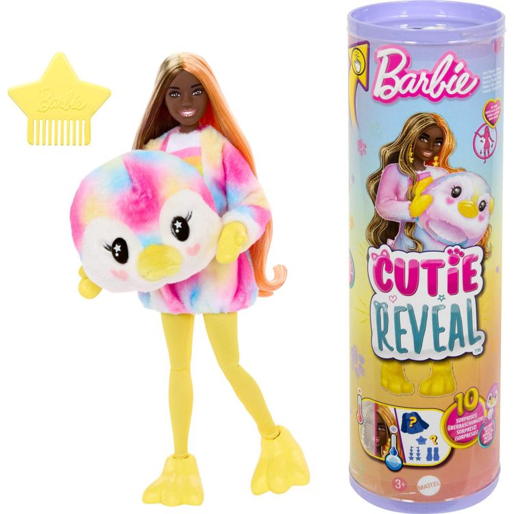 Tootefoto - Barbie Cutie Reveal Color Dreams Fashion Doll, Penguin