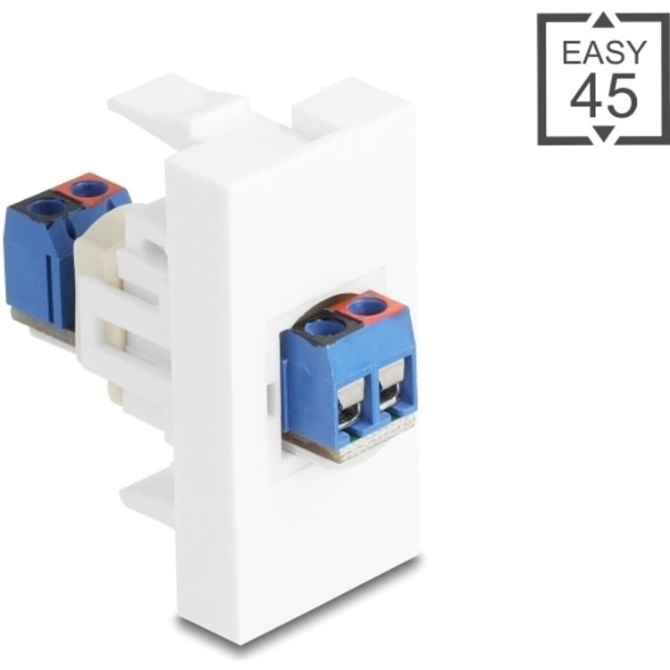 Tootefoto - Delock Easy 45 Modul Terminalblock zu wei (90912)
