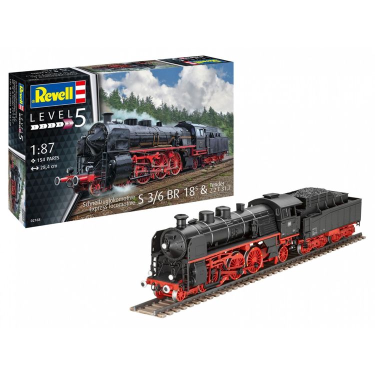 Tootefoto - Plastic model Express Locomotive S3/6 1/87