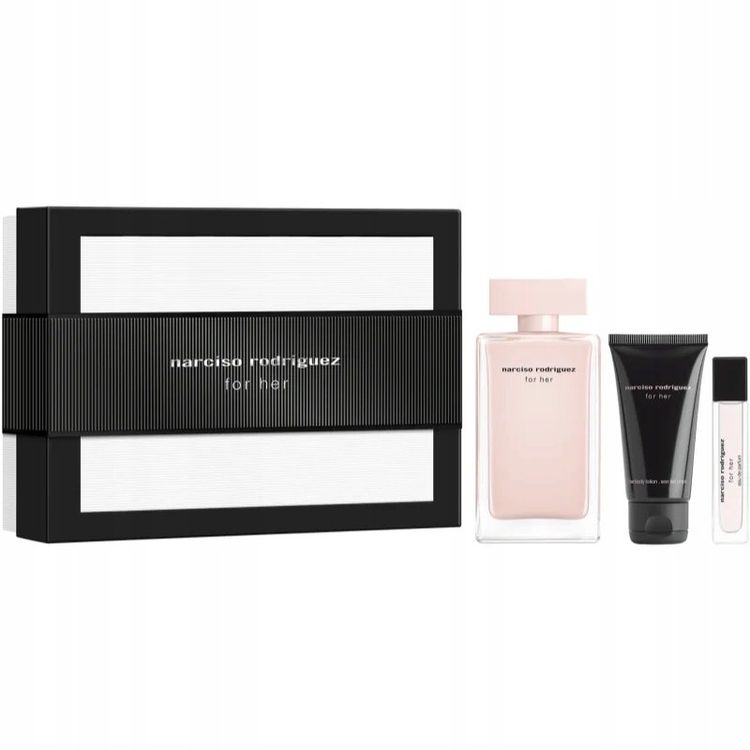 Tootefoto - Narciso Rodriguezi komplekt Narciso Rodriguez For Her parf mvesi 100 ml + parf mvesi 10 ml + kehakreem 50 ml
