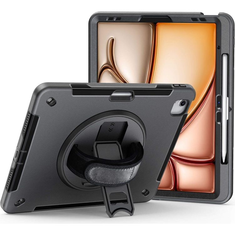 Tootefoto - JT Berlin Rugged Kickstand & Handstrap Case| Apple iPad Air 13" 2025 & 2024 Pro 12.9" (30014)