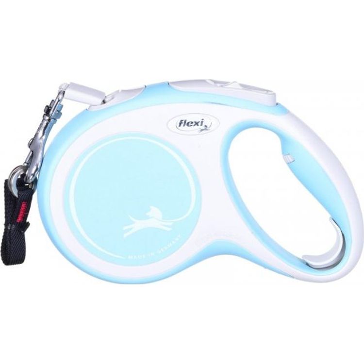 Tootefoto - Flexi Sisset mmatav jalutusrihm Uus Comfort M teip 5 m helesinine