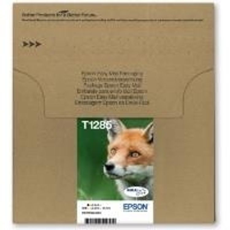 Tootefoto - Epson Fox C13T12854510 tindikassett 1 tk Originaal Must, Ts aan, Magenta, Kollane