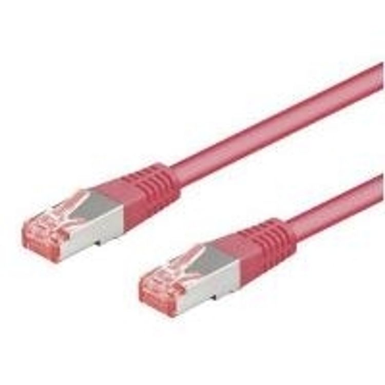 Tootefoto - Goobay CAT 6-750 LC SSTP PIMF 7.5m v rgukaabel Magenta 7,5 m Cat6