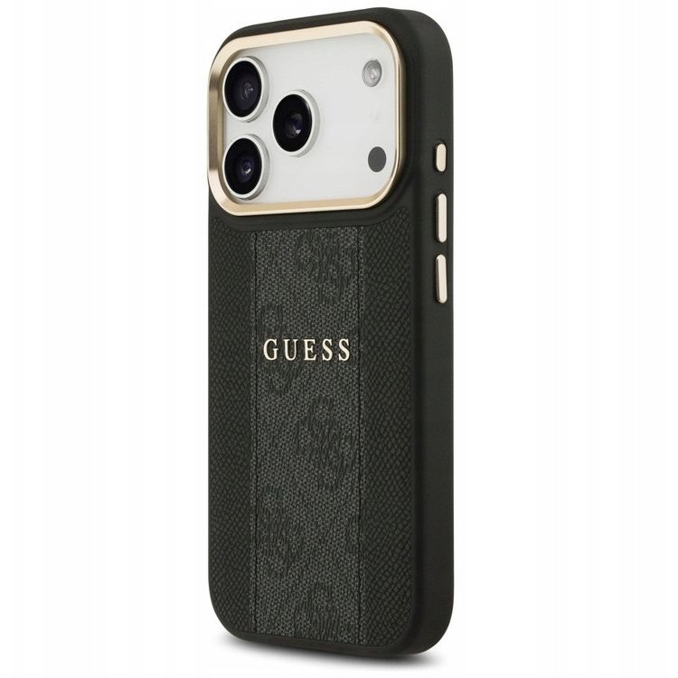 Tootefoto - Case Guess 4G Stripe MagSafe for iPhone 17 Pro black