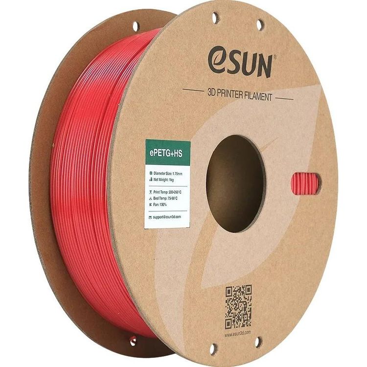 Tootefoto - EPETG 1,75mm SOLID RED 1kg ESUN 3D FILAMENT (ePETGP175SR1)