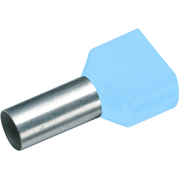 Tootefoto - Cimco 187700 Twin Ferrule 0.25 Mm Partially Insulated 100 Pc(S)
