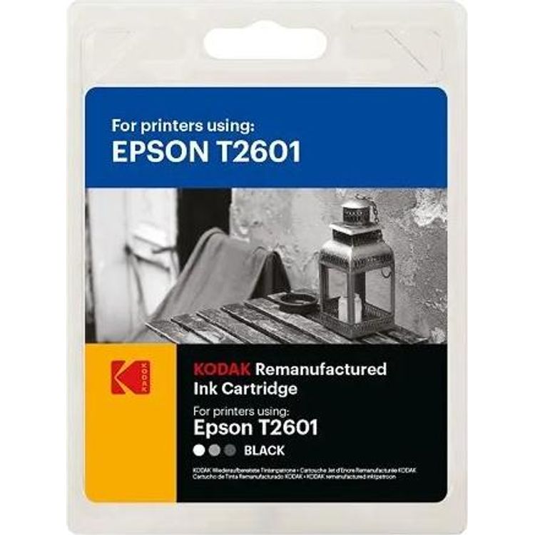 Tootefoto - 185E026001 KODAK EPS. XP610 TINTE BLK C13T26014012/T2601 220Seiten 10ml (185E026001)