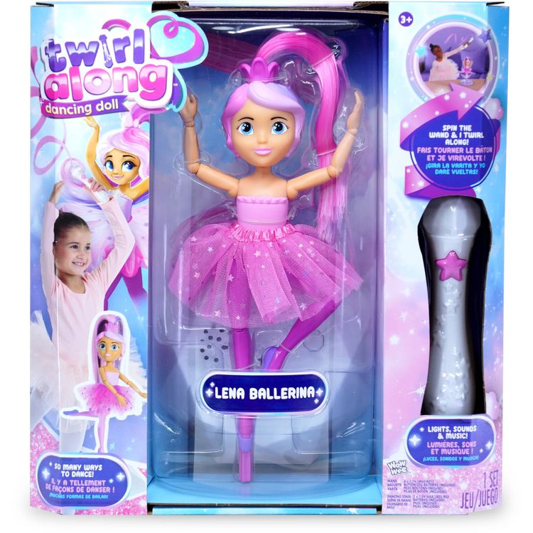 Tootefoto - WowWee Twirl Along Dancing Doll, Lena Ballerina Dancing Doll