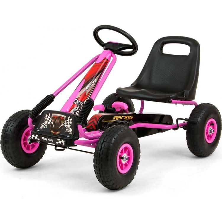 Tootefoto - Milly Mally Pedal Go Kart Thor Pink