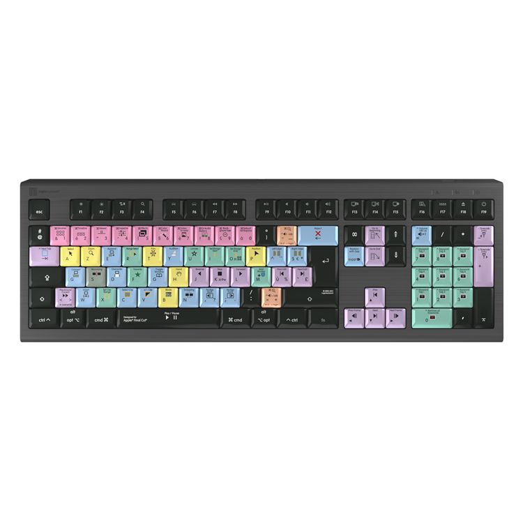 Tootefoto - Logickeyboard LKB-FCPX10-A2M-FR klaviatuur USB AZERTY Prantsuse Must