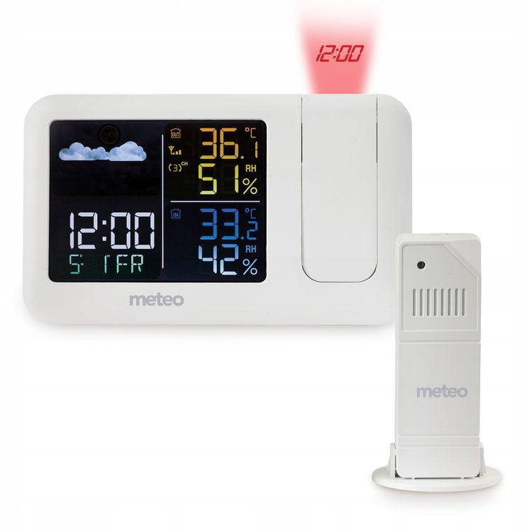 Tootefoto - Meteo ilmajaam ILMAJAAM DCF-iga METEO SP208 ILMAKINGITUS LASERPROJEKTOR V LISANDUR