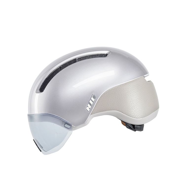 Tootefoto - Kask Rowerowy HJC CALIDO PLUS Srebrny PEARL GREYISH SILVER r.L
