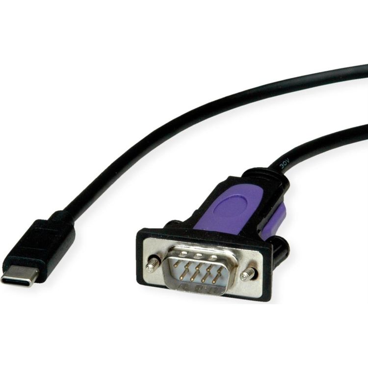 Tootefoto - ROLINE Konverter-Kabel USB-C - seriell, FTDI Chipset, 1,8 m (12.02.1170)
