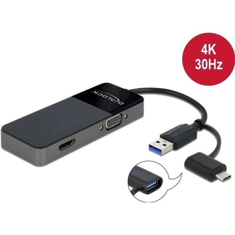 Tootefoto - DeLOCK 64085 jaotur USB 3.2 Gen 1 (3.1 Gen 1) Type-A Must