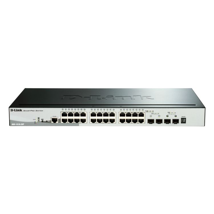 Tootefoto - D-Link DGS-1510-28P v rgul liti Juhitav L3 Gigabit Ethernet (10/100/1000) Power over Ethernet tugi Must