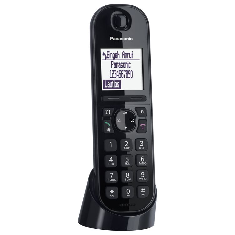 Tootefoto - Panasonic KX-TGQ200 IP-telefon Must 4 joont LCD