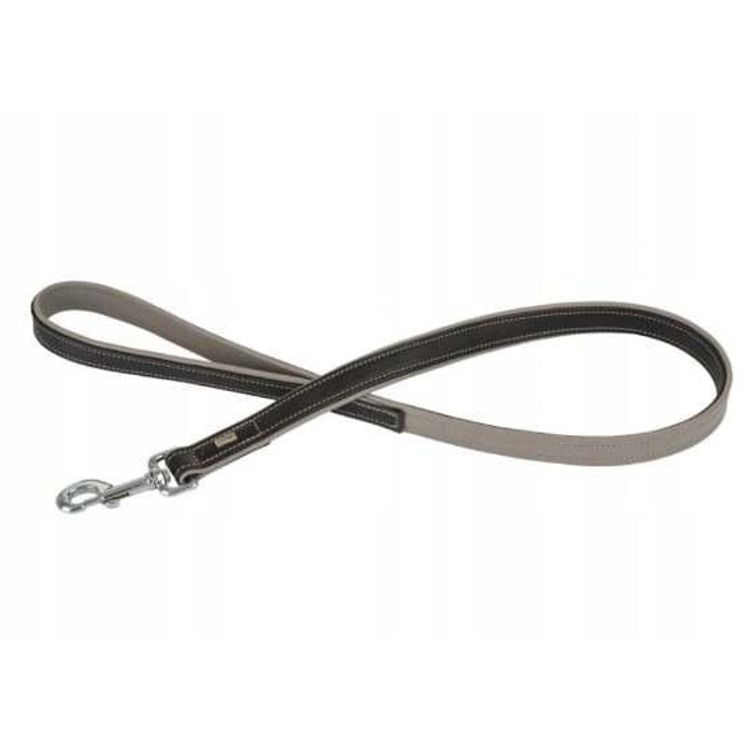 Tootefoto - Nahast kaelapael, M: 25 mm / 100 cm, must/hall