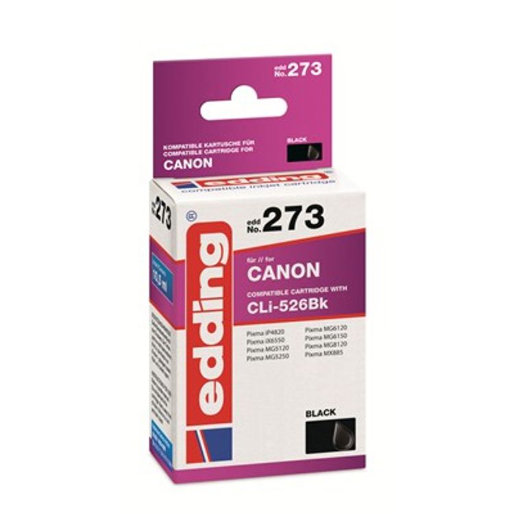 Tootefoto - Edding EDD-273 tindikassett 1 tk Kokkusobiv Must