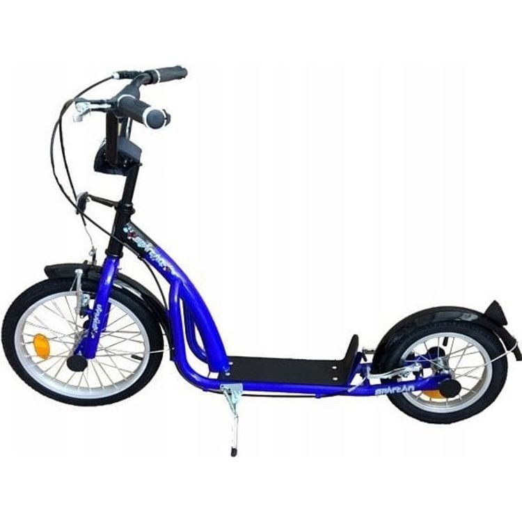 Tootefoto - T ispuhutavate ratastega t ukeratas sinine kahe rattaga 16/12"