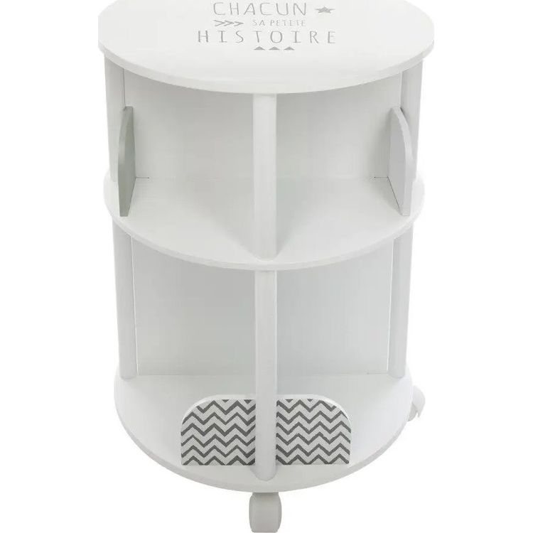 Tootefoto - Atmosphera Laste raamaturiiul, puidust raamaturiiul, raamaturiiul, mmargune raamaturiiul, lastetoa riiulid, ratastel kapp