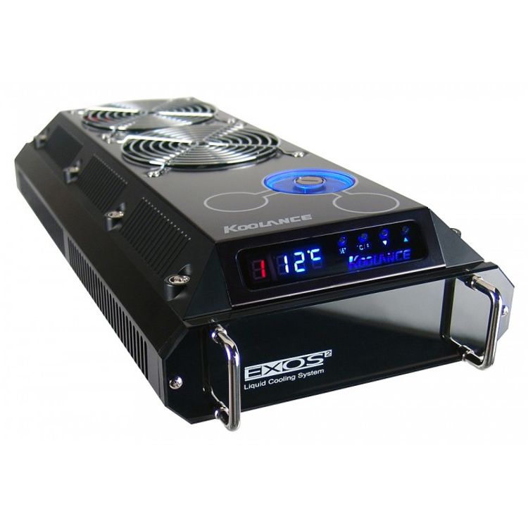 Tootefoto - Koolance EX2-755 arvuti jahutuss steem Vedeljahutuskomplekt 12 cm Must 1 tk