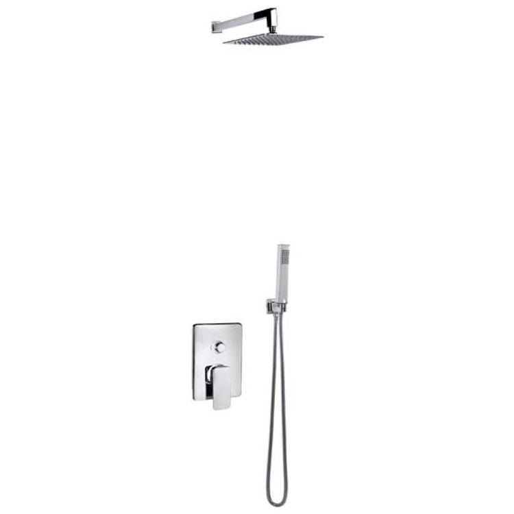 Tootefoto - Concealed shower set Valvex Carre chrome (2449980)