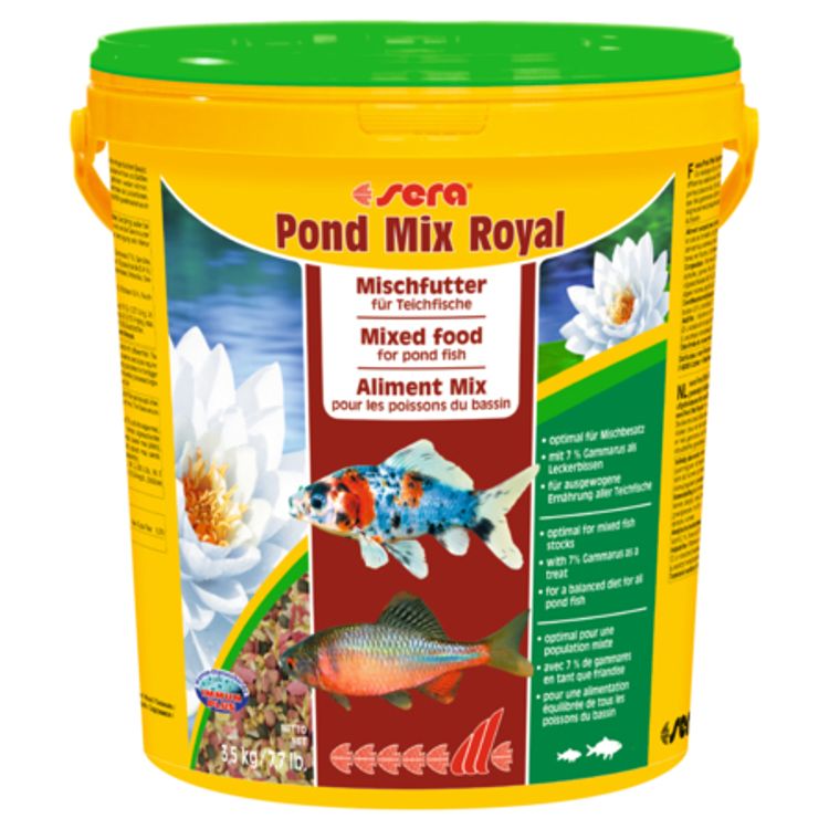 Tootefoto - sera Pond Mix Royal 3,5 kg 21 l