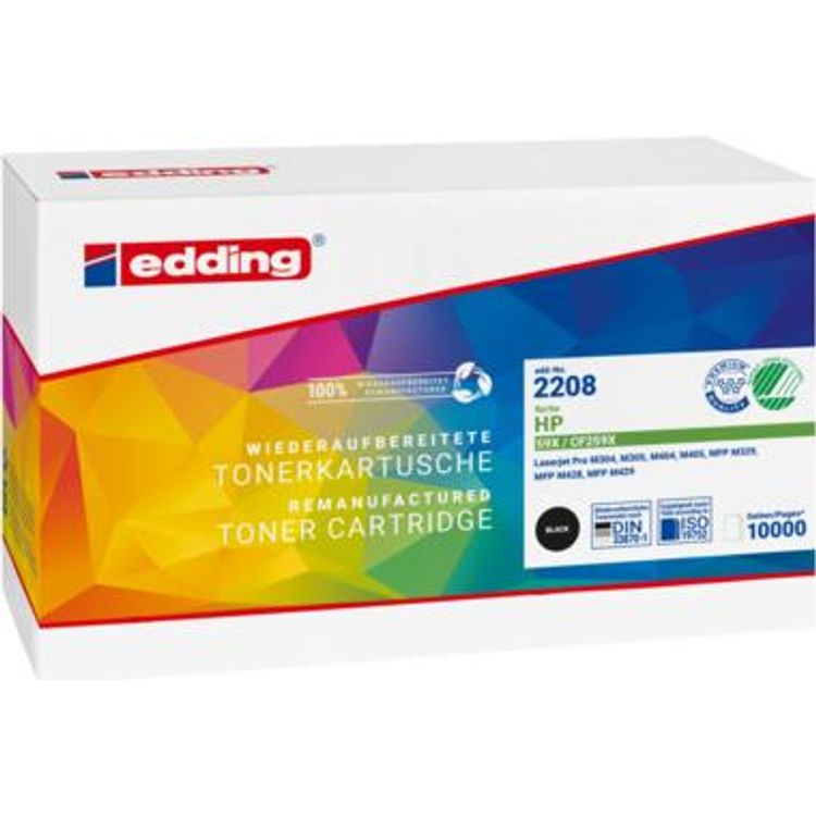 Tootefoto - edding EDD-2208 schwarz Toner ersetzt HP 59X (CF259X) (18-2208)
