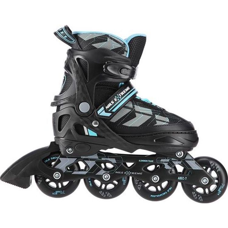 Tootefoto - Inline skates Nils Extreme NA11002 recreational adjustable black size 39-42