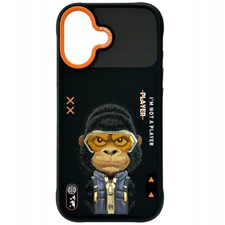 Tootefoto - Etui Nimmy Cool&Cute 2.0 Gorilla do iPhone 17 czarny