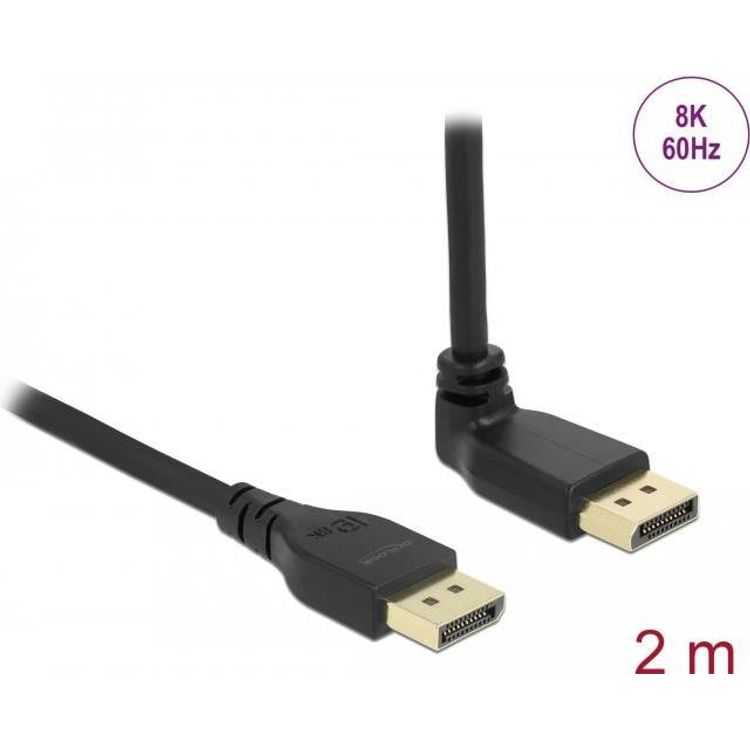 Tootefoto - DeLOCK 87150 DisplayPort-kaabel 2 m Must