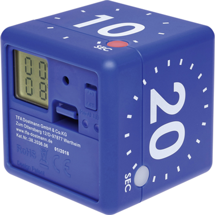 Tootefoto - Tfa Dostmann Cube Timer Blue Digital