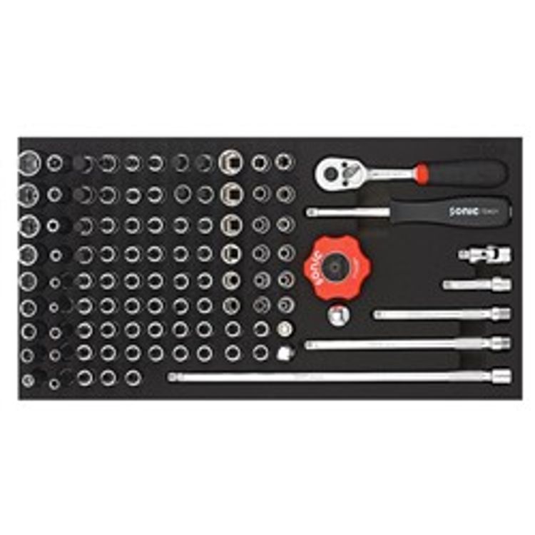 Tootefoto - Komplekt t riistak ru jaoks, 1/4, t riistakomplekt, 103 szt., sisealuse m t: 190x370 mm