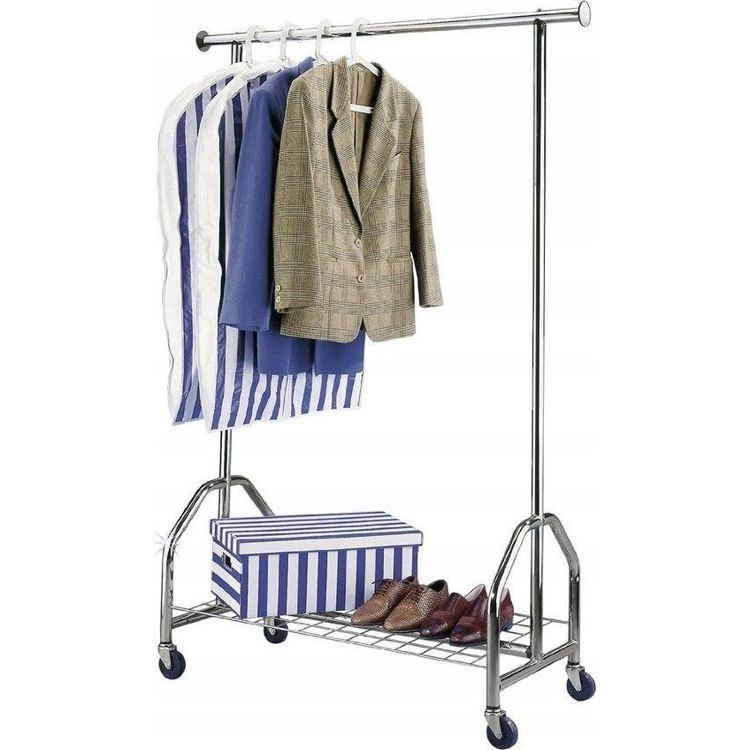 Tootefoto - PROFI CHROME riidealus - ratastel riidekapp, WENKO