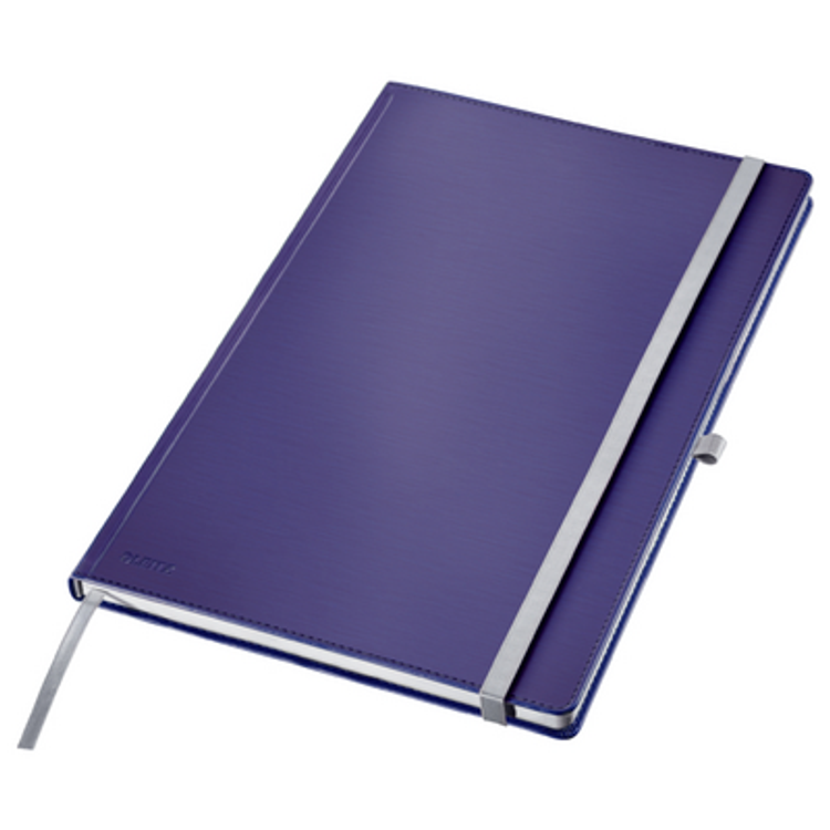 Tootefoto - Leitz 44761069 Notebook Squared Titanium Blue No. Of Sheets: 80 A4