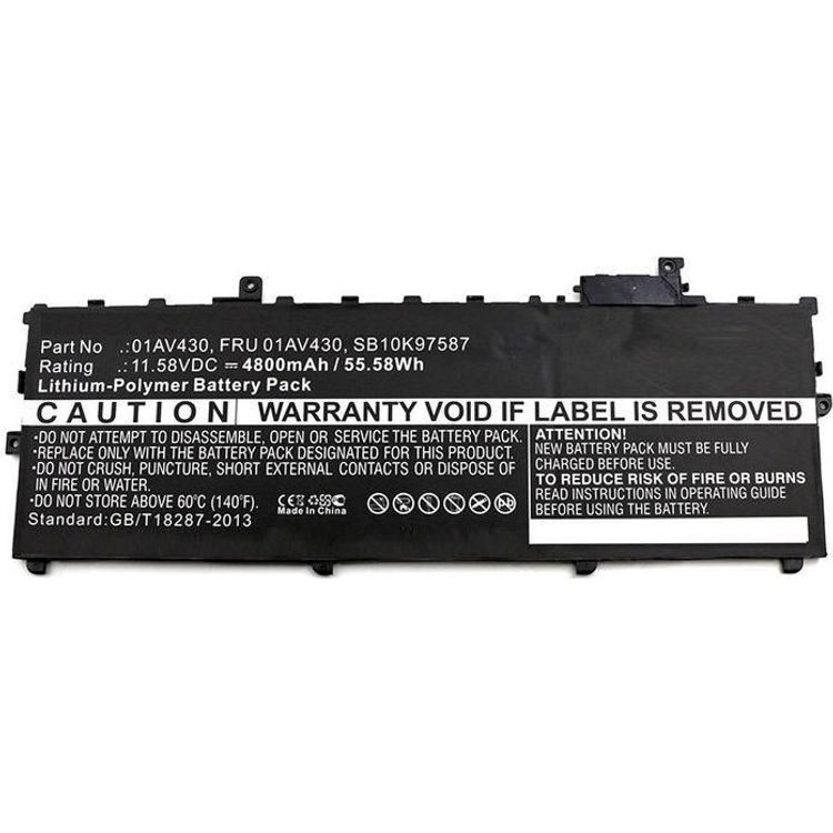 Tootefoto - CoreParts Laptop Battery, 55Wh Li-Pol FRU01AV430 for Lenovo ThinkPad X1 Carbon 2017 (FRU01AV430-CP)