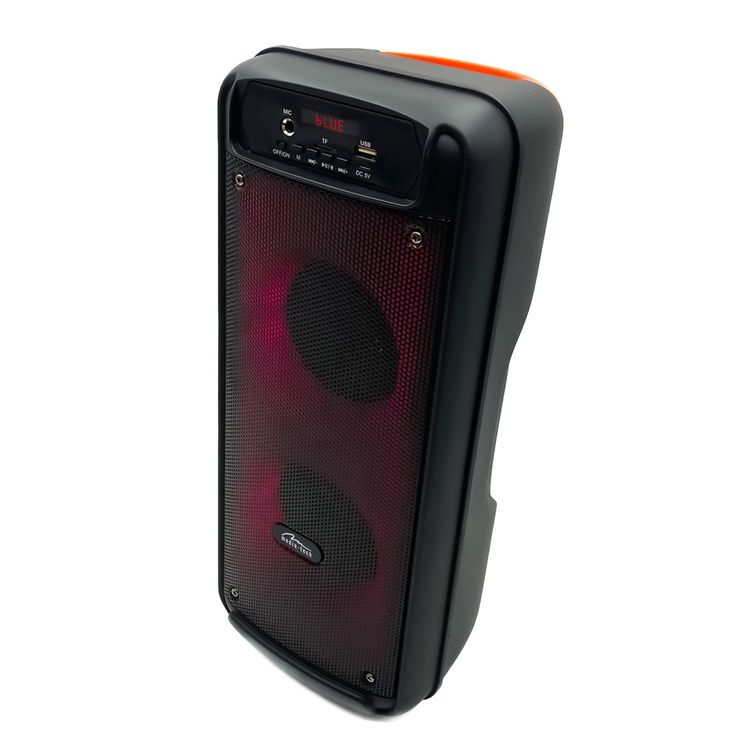 Tootefoto - FLAMEBOX UP - Bluetooth 5.0 speaker with FM radio and MP3 player, 600W PMPO, FLAME illumination