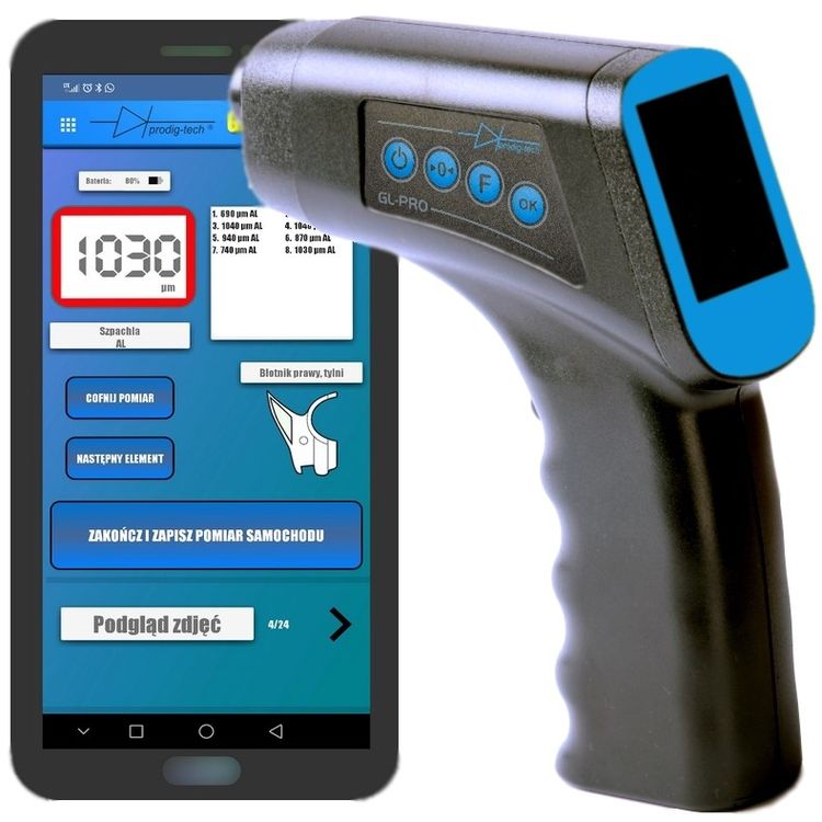 Tootefoto - MIERNIK GRUBO CI LAKIERU GL-PRO-SMART-FAZ