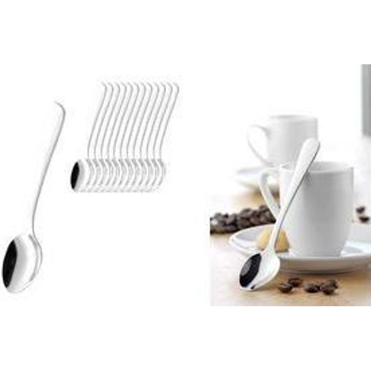 Tootefoto - Esmeyer Espresso-/Moccal ffel "Sylvia", 12er Set aus Edelstahl 18/0 poliert, sp lmaschinengeeignet, - 1 St ck (156-404)