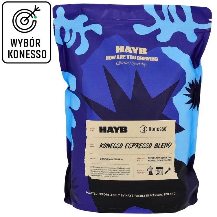 Tootefoto - HAYB Konesso Espresso Blend kohvioad 1kg