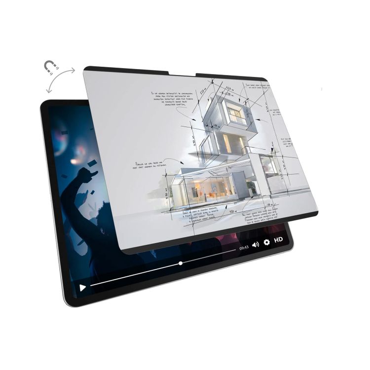 Tootefoto - MAGEASY EasyPaper Pro 2-in-1 do iPad Air 13"(Transparent)